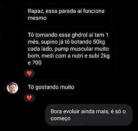 Relato de cliente 2 sobre o GHDROL