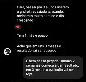 Relato de cliente 6 sobre o GHDROL