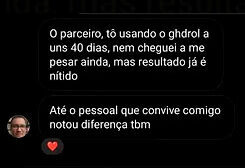 Relato de cliente 8 sobre o GHDROL
